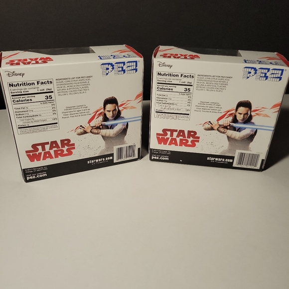 Star Wars 4 Piece PEZ Collectors Set NEW BB8 Chewbacca Rey Disney - Picture 4 of 8